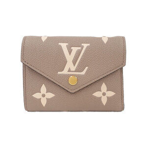 Louis Vuitton Bicolor Monogram Empreinte Portefeuille Victorine Tri fold Wallet